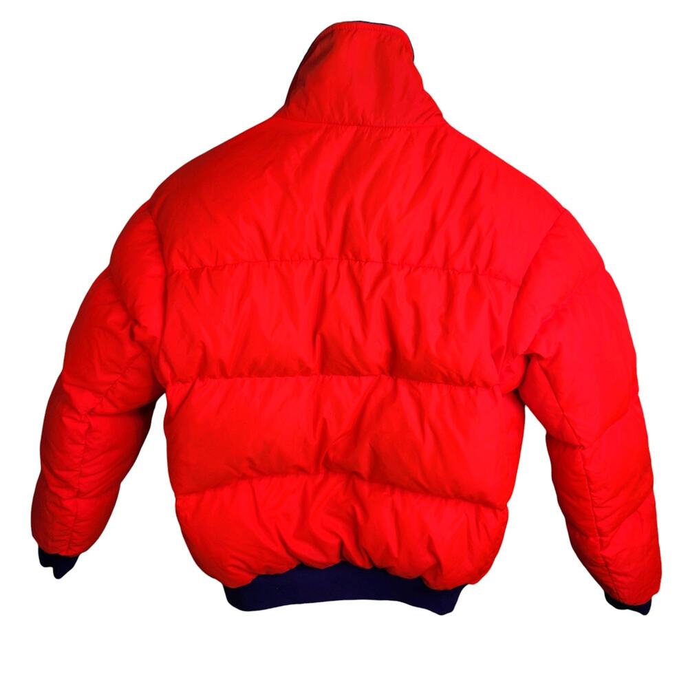 Columbia Vintage Reversible Down Puffer Jacket Men's‎ Medium Purple Coral - Picture 4 of 16